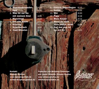 CD Bruchbudenzauber - Rückseite CD Bruchbudenzauber - Rückseite