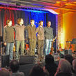 Maja-Bühne Emmendingen. Premiere "(Bruch)Budenzauber" von links nach rechts: René Hiller, Bernd Dufner, Raphael Gottlieb, Michael Heidepriem, Thomas Arnold. Foto: Johannes Gottlieb